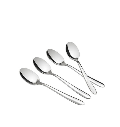 6 Piece Heavy Gauge Stainless Steel Table Spoons Set | Durable and Sturdy