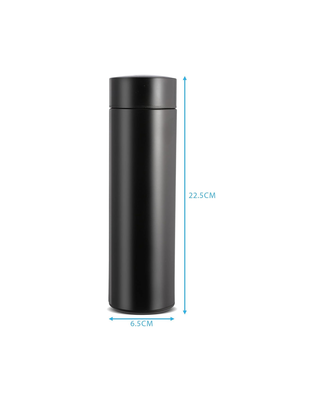 Portable Lightweight 500ml Temperature Display Vacuum Flask | Stainless Steel Insulated Travel Vacuum Flask | Hot Cold Insulated Thermos Bottle