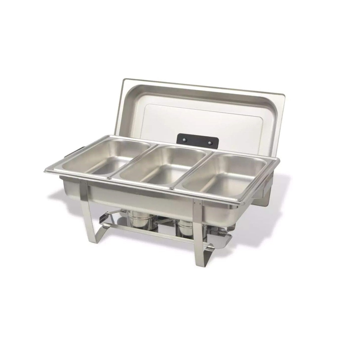 9 Ltr Triple Chafing Dishes SG 433/3 | Stainless Steel Buffet Server with 3 Pans for Catering and Events