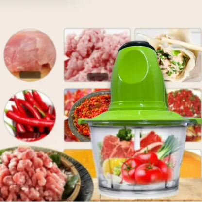 250W Durable & Efficient Stainless Steel 2.0Litre Capacity Electric Mincer | Meat | Vegetables | Mincing Meat