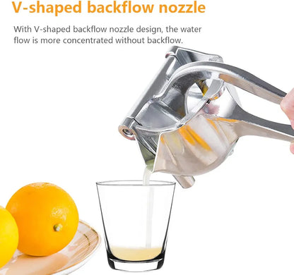 Metallic Manual Juicer – Heavy Duty Citrus Press for Fresh Juice Extraction