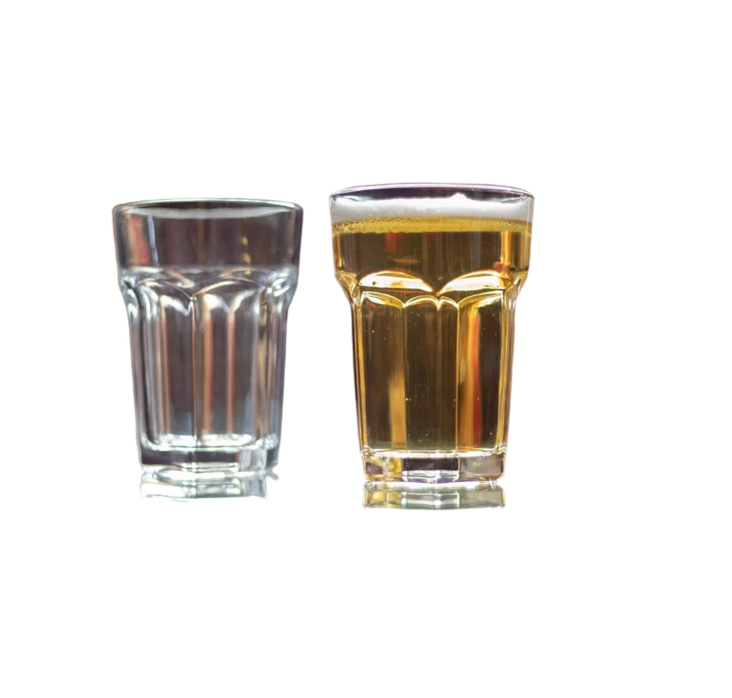 6-piece Heavy Vintage Water Glasses Set