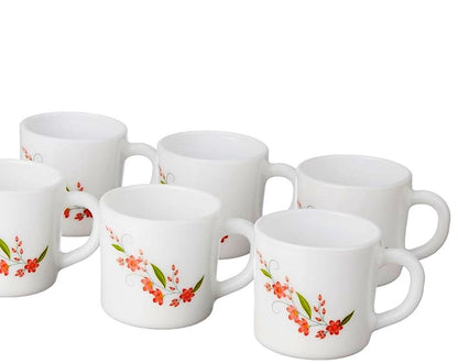 36 pcs 320 ml Mugs | Grace Red Design | Stylish and Elegant