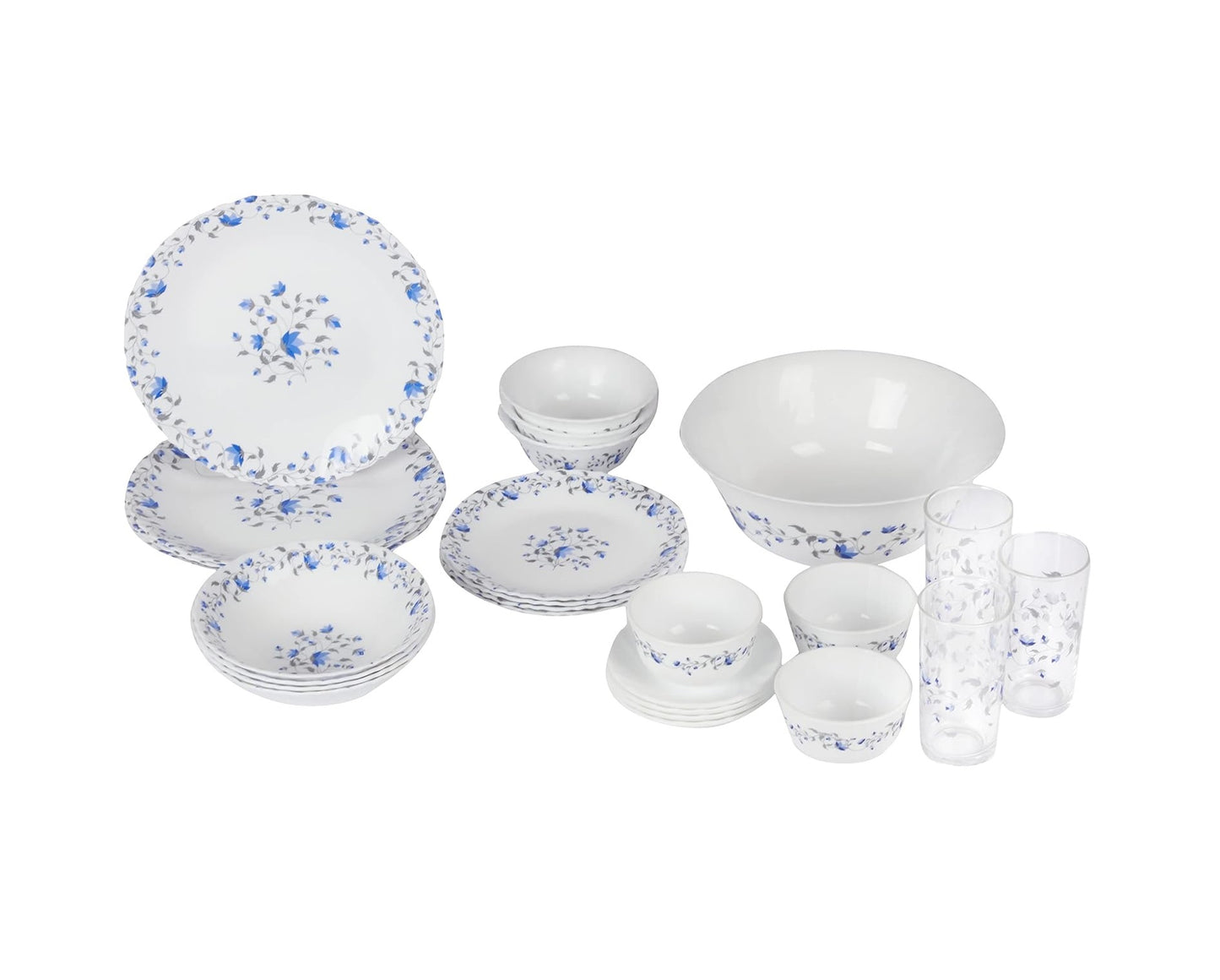 39 pcs Classique Dinner Set | Royal Blossom | Elegant and Refined | Porcelain