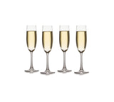 Elegant Gold Champagne Glasses | Premium Quality, 260ml Capacity, Boxed Set of 6