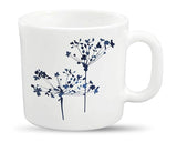 36pcs 29 cl Mugs | Aqua Spray | Refreshing and Vibrant | Porcelain