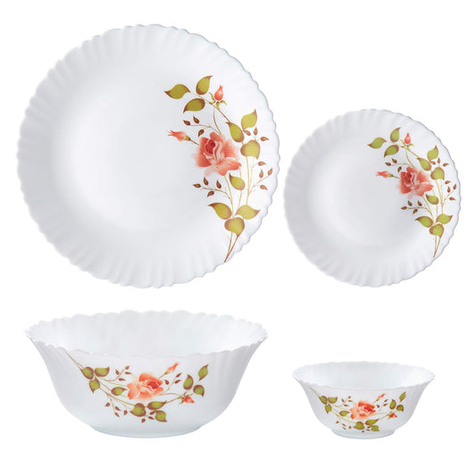 39 pcs Classique Dinner Set |Diana Design, Elegant Porcelain Dinnerware for Dining