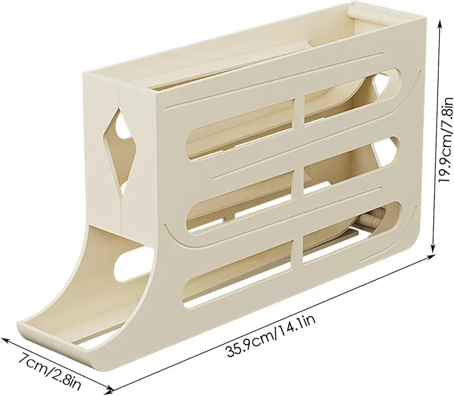 4-Layer Automatic Egg Roller Sliding Tray