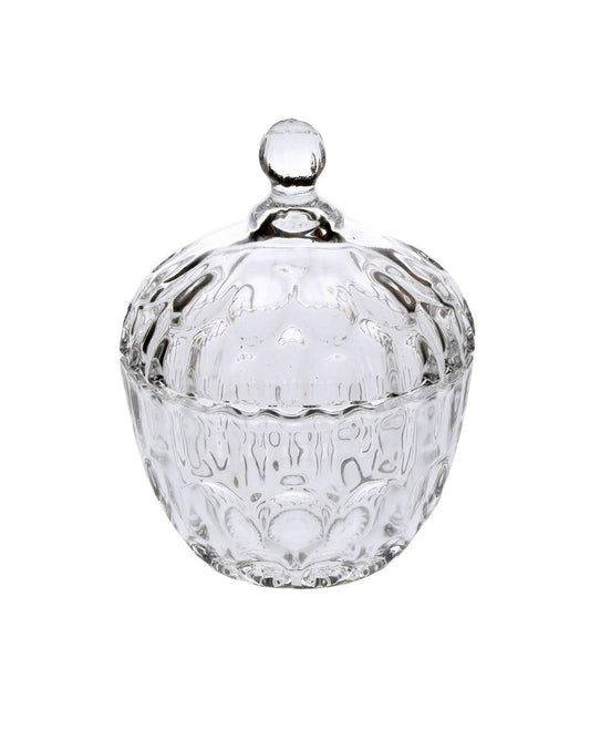 Glass Sugar Dish | 300ml Elegant Sugar Bowl