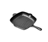 28 cm Heavy Duty Original Cast Iron Grill Pan | Steak Frying Pan | Non Stick Pan | Grill Tools | Cooking Pan