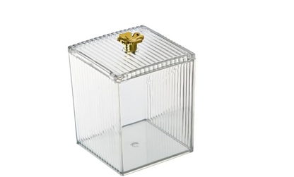 Multipurpose acrylic storage box for small items