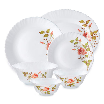 39 pcs Classique Dinner Set |Diana Design, Elegant Porcelain Dinnerware for Dining