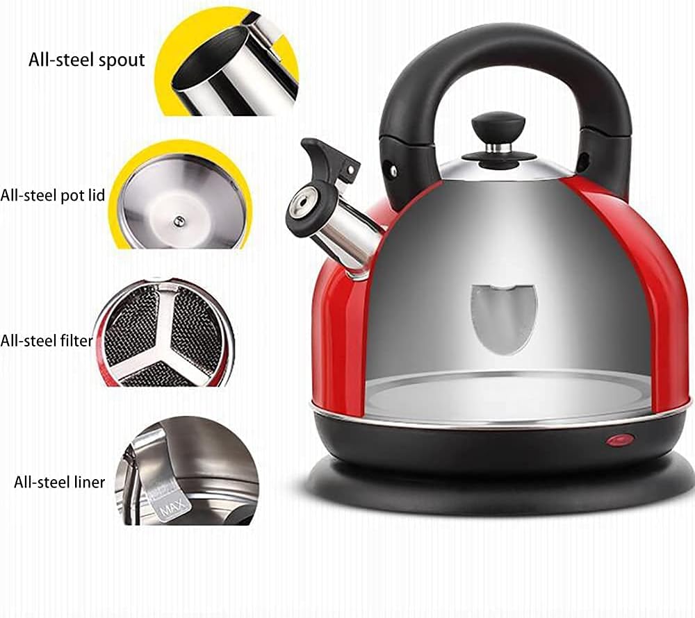 Signature 1.7L Stainless Steel Electric Kettle | 2200W Rapid Boil, 360° Rotational Base, Cordless & Boil-Dry Protection