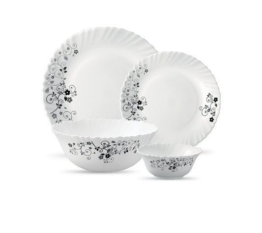 39 pcs Classique Dinner Set | Misty Drops | Stylish and Sophisticated | Porcelain