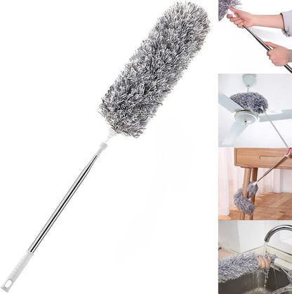 Multifunctional Long Extendable Microfiber Handle Duster – Telescopic Anti-Dust Brush for Household Cleaning and Dust Removal