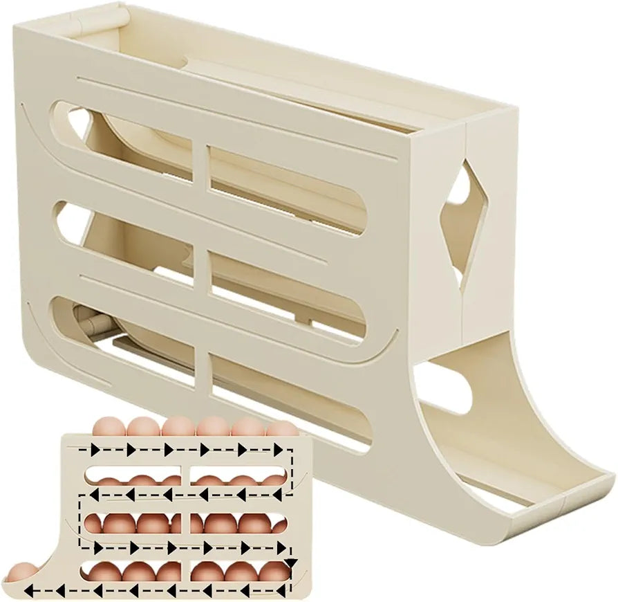 4-Layer Automatic Egg Roller Sliding Tray