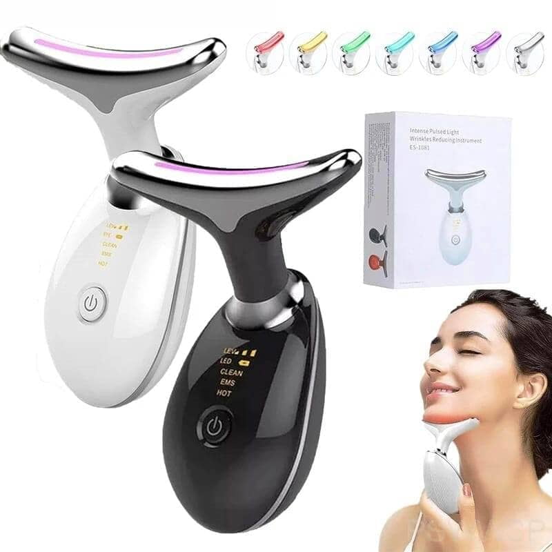 Neck Facial Lifting Device | Tightens Skin & Reduces Wrinkles | Compact Handheld Tool for Firmness & Elasticity