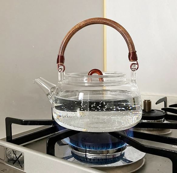 2.2 Ltrs Heat Resistant Glass Kettle | Durable, Transparent, and Stovetop Safe