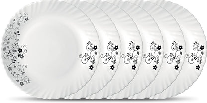 12 pcs Set | 13" Oval Platters (270mm) | Mystrio Black | Elegant Serving Dishes