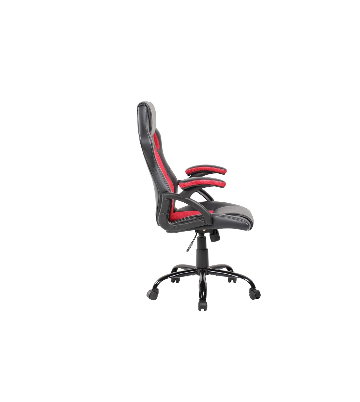 Rotatable Gaming PU Leather Office Armchair - Black, Green, Red | Ergonomic Study Chair for Home Office | Gaming Setups, Home Offices, Study Rooms.