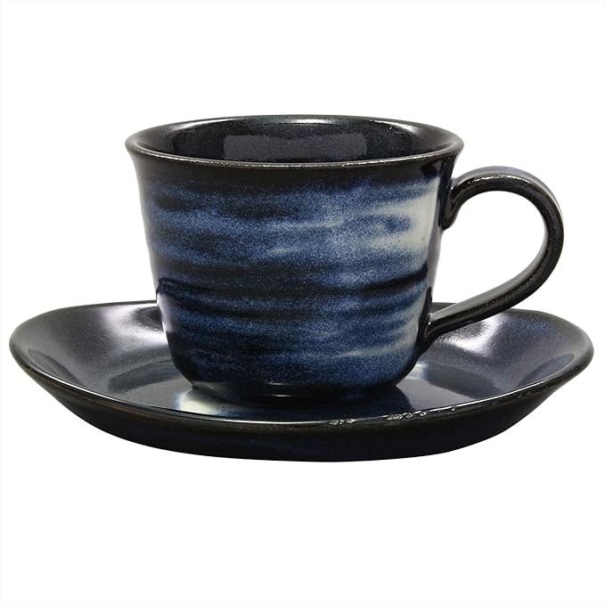 Fine Porcelain Printed & Flower Series Cup & Saucer Set  | 220 ML