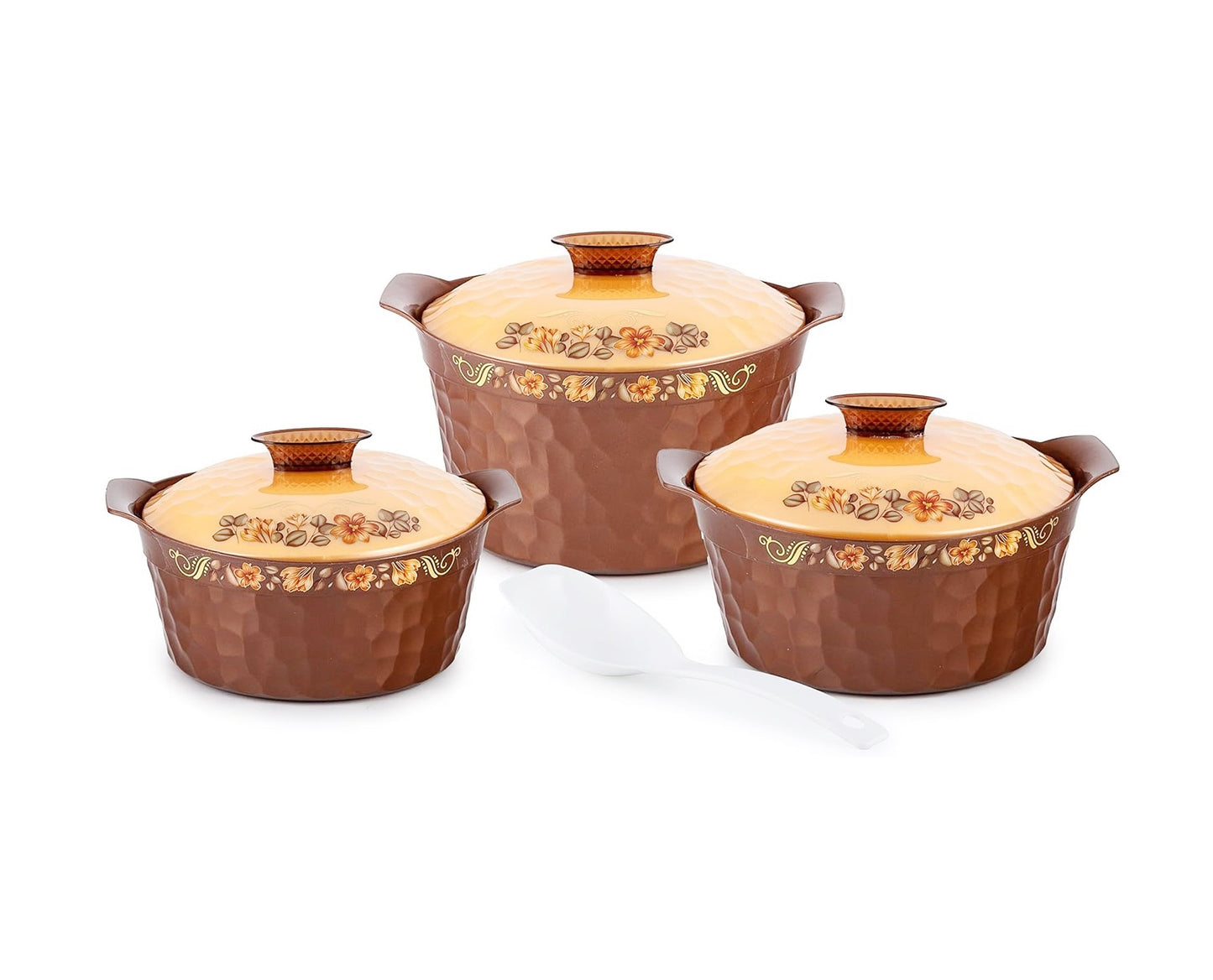 Hexon Hotpots Set | 4 Piece Thermal Food Storage | Sizes 1000ml, 1800ml, 2500ml, 3300ml