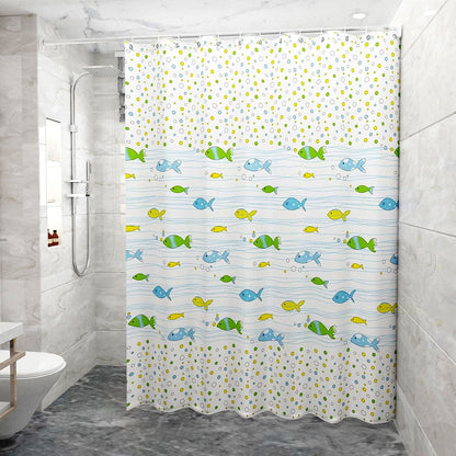 180 x 200cm PVC Waterproof Shower Curtain | EVA Material, Chlorine-Free | Shower Curtains | Bathroom Essentials