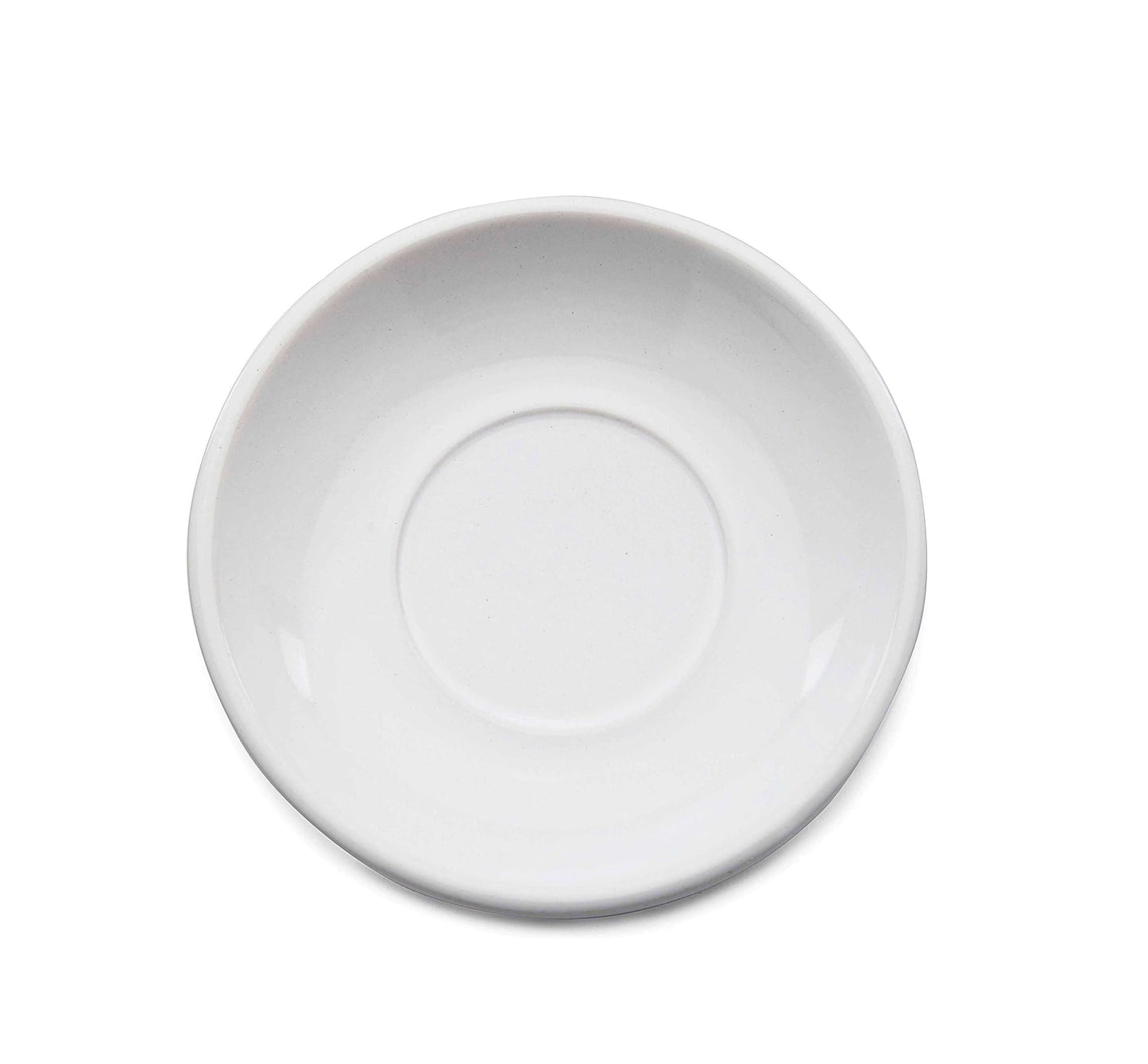 72 Piece Iris Saucer Set | 6 Sets of White Plain Saucers | Elegant and Durable Design