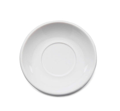 72 Piece Iris Saucer Set | 6 Sets of White Plain Saucers | Elegant and Durable Design