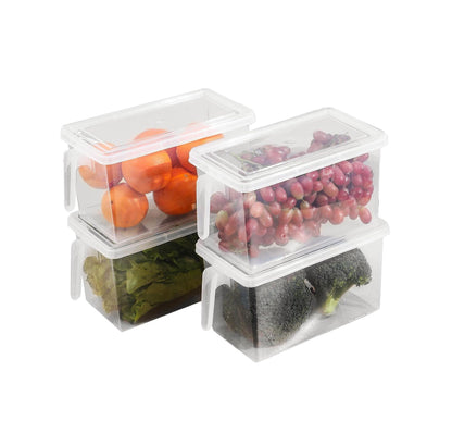 Food Storage Container with Handle | Clear | 27.3 x 14.8 x 15.3 cm | Durable & Eco Friendly