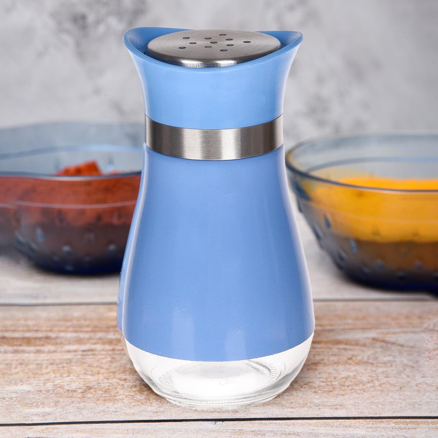 Stainless Steel Salt Shaker | Seasoning Sprinkler Box- Available in Multiple Colors | Kitchen &amp; Dining