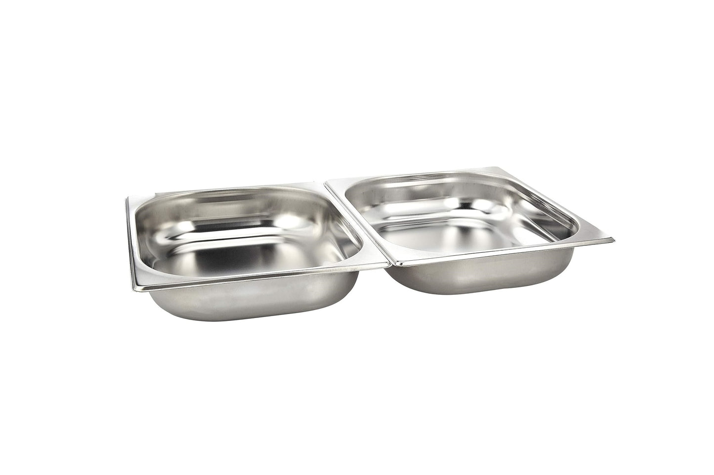 2 pcs Food Pan (Insert) for SG-433/2 Double Cheffing Dish | High Quality Stainless Steel