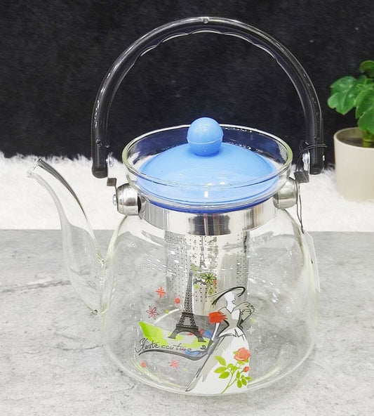 2.2 Ltrs Heat Resistant Glass Kettle | Durable, Transparent, and Stovetop Safe