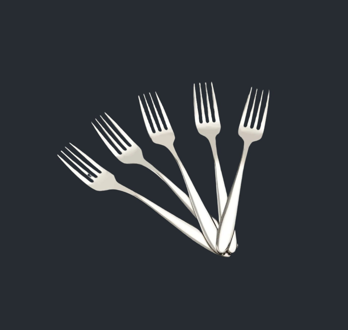 6pc  Heavy Gauge Stainless Steel Forks Set