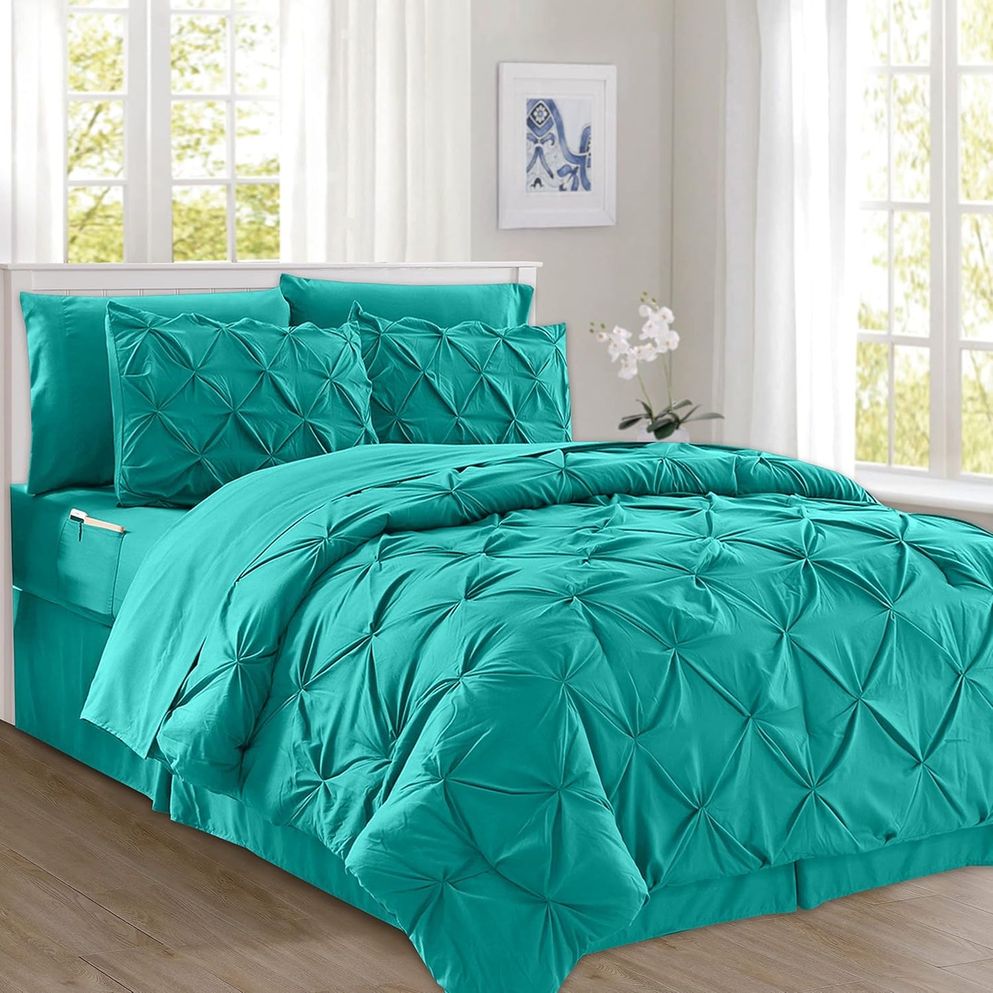 Quilt Duvet Cover | 220cm x 240cm, 6x6, 6x7 Sizes | Tufted, Chic Dot, and Diamond Design | High-Quality Soft Fabric