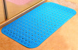 Non-slip Rectangular PVC Bathroom  Mats| Water Resistant Antislip Mat | Bathroom | Toilet - 70cm x 37cm| Multiple Colors