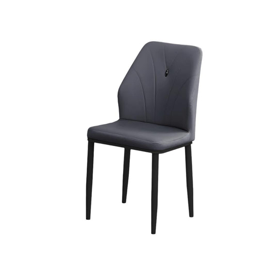 Microfibre Dining Chairs with Metallic Stands | Luxury Modern Armchair for Home, Hotel & Restaurant