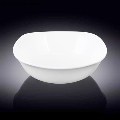 36pcs | 6 Quadra Square Multipurpose Bowls (145mm)| White Plain, Versatile Serving Bowls for Dining