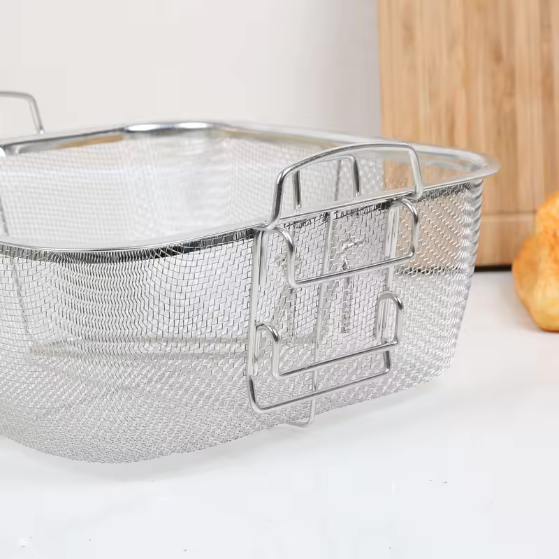 Stainless Steel Mesh Frying Basket