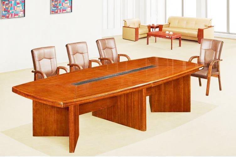 2.4m Wooden Elegant and Stylish Boardroom Table | Modern Conference Room Table