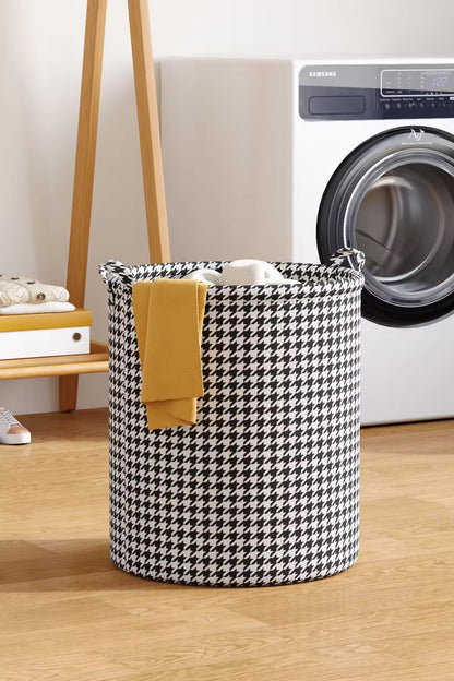 Foldable Laundry Basket & Toy Storage | 43x35cm NonWoven Fabric Organizer | Multipurpose & Space Saving