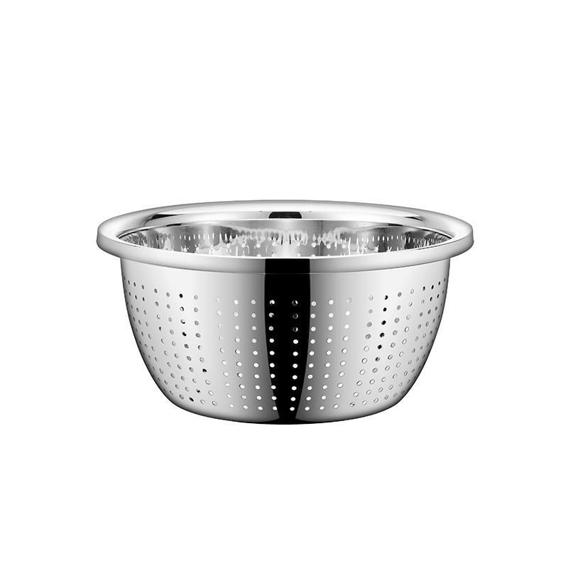 Xifa Stainless Steel Colander | Rust-Resistant Drain & Strainer in 28cm & 30cm | Versatile Kitchen Essential