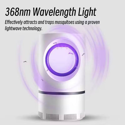 Rechargeable Silent Mosquito Killer Lamp | 360 Degree USB Powered Insect Repellent | Low Power Consumption, Quiet Operation