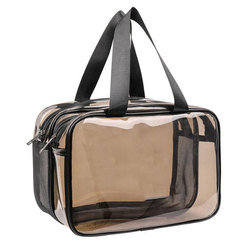 Furaha Finds Double Sided transparent toiletries bag