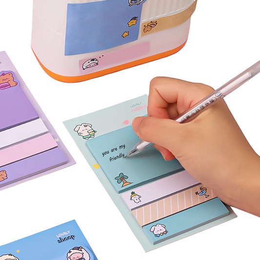 Creative Paper Sticky Notes | Memo Pads for Office & School | Adhesive Notepad Stickers