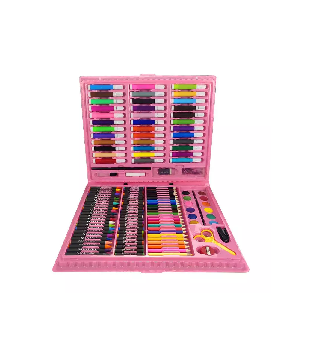 Kids 150pcs Drawing and Painting Set | Complete Art Supplies for Creative Kids | Kids' drawing, painting, and crafting projects