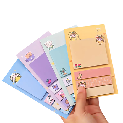 Creative Paper Sticky Notes | Memo Pads for Office & School | Adhesive Notepad Stickers