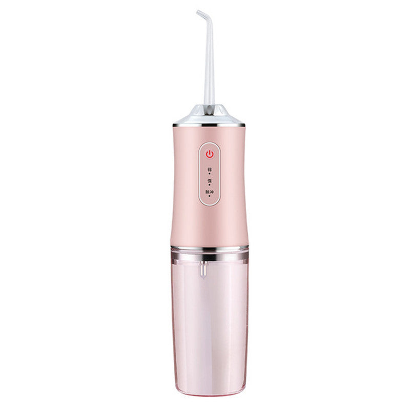 Single Nozzle Portable Oral Irrigator | USB Rechargeable Dental Water Flosser | Wireless Cordless Water Jet Floss for Teeth Whitening & Mouth Washing