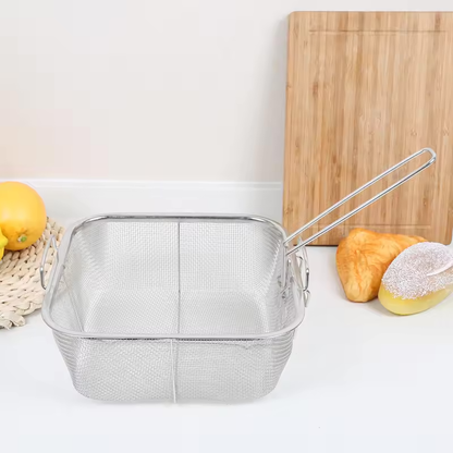 Stainless Steel Mesh Frying Basket