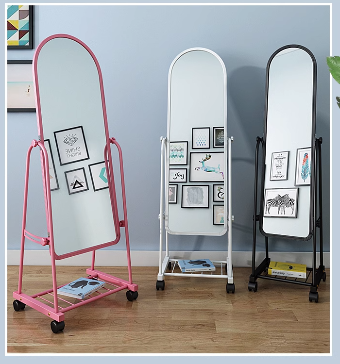 Full Length Dressing Mirror with Wheels